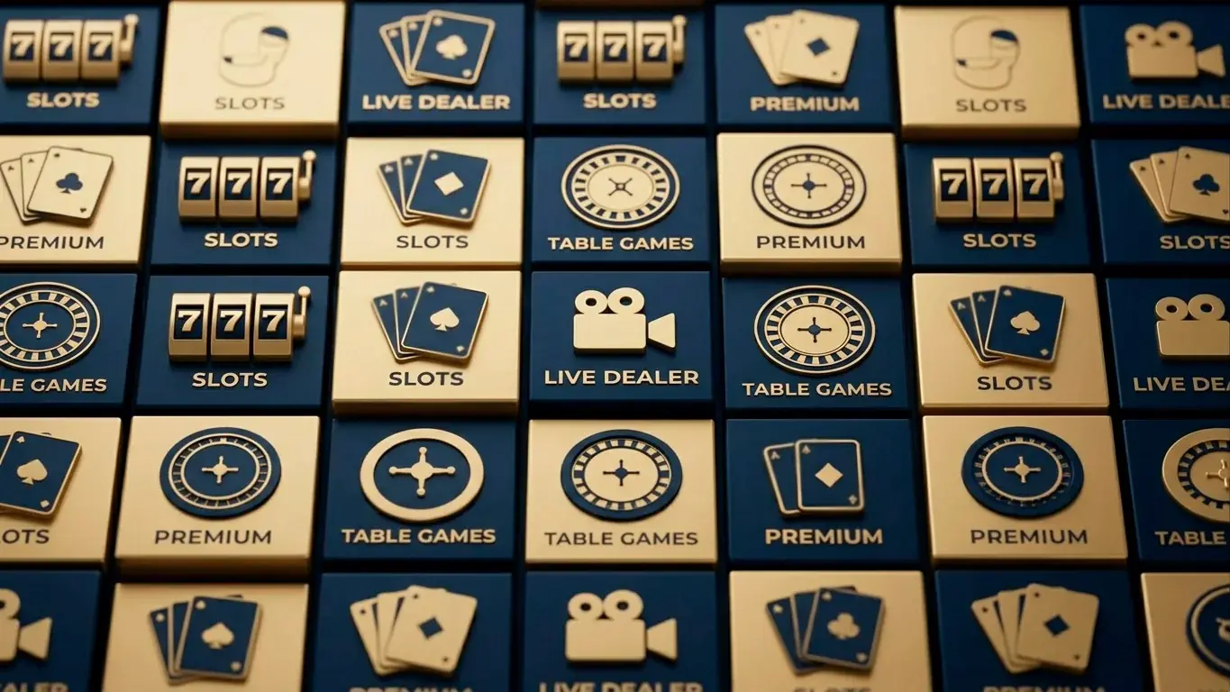 Games: Slots, Live Casino and Pro…